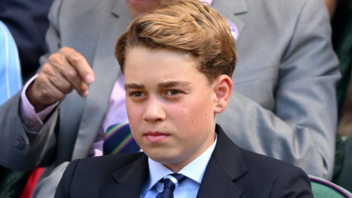 LONDON, ENGLAND - JULY 12: Prince George of Wales attends day fourteen of the 2026 Wimbledon Tennis Championships at the All England Lawn Tennis and Croquet Club on July 12, 2026 in London, England. (Photo by Karwai Tang/WireImage)