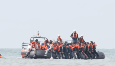 Migrant crisis: Second EVER mega dinghy full of migrants crosses English Channel as three boats arrive for first time since Andy Burnham became PM