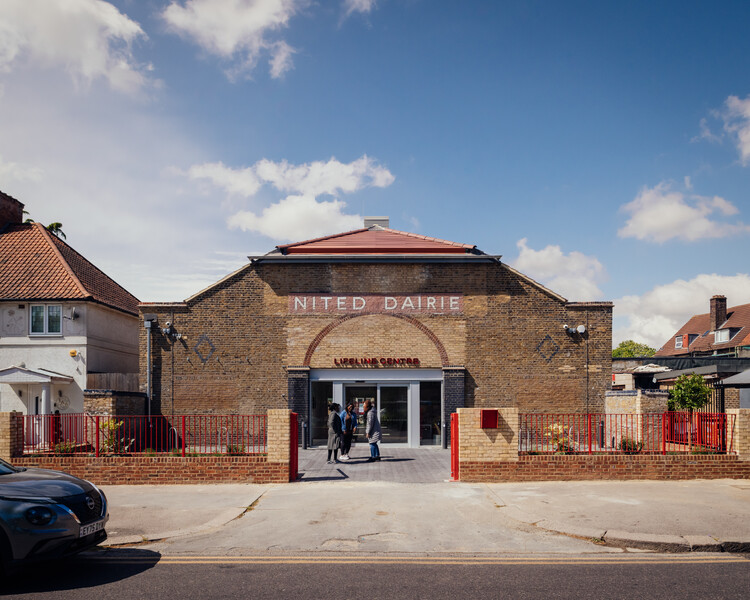 LifeLine Community Centre / Assemble - Exterior Photography, Brick, Concrete