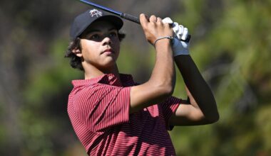Tiger Woods’ son won’t advance in major tournament after camera shutter ruined his shot