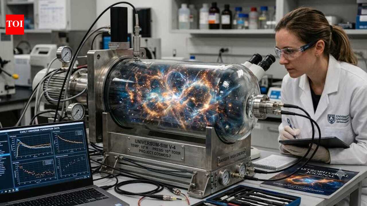 Scientists recreated a tiny piece of the early universe inside a glass tube to study how life's building blocks formed |