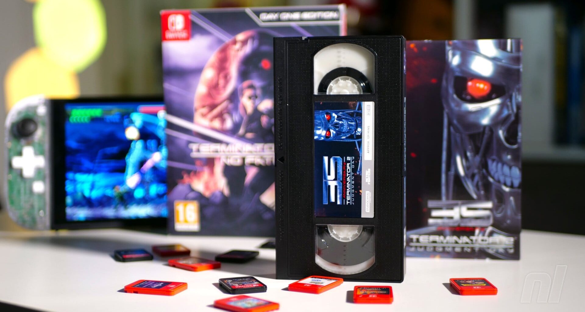 How About Celebrating Terminator 2's 35th With This VHS Cassette That Holds Switch Games?