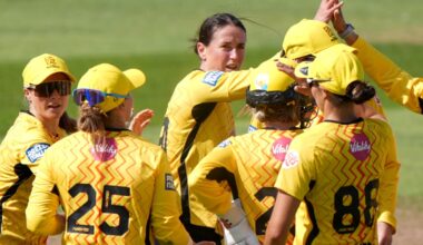 Trent Rockets Women celebrate a wicket in The Hundred (PA Images)