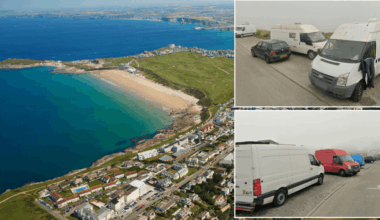 Cornwall news: Nomadic 'van-lifers' clash with residents as scenic British coastline with stunning homes overrun