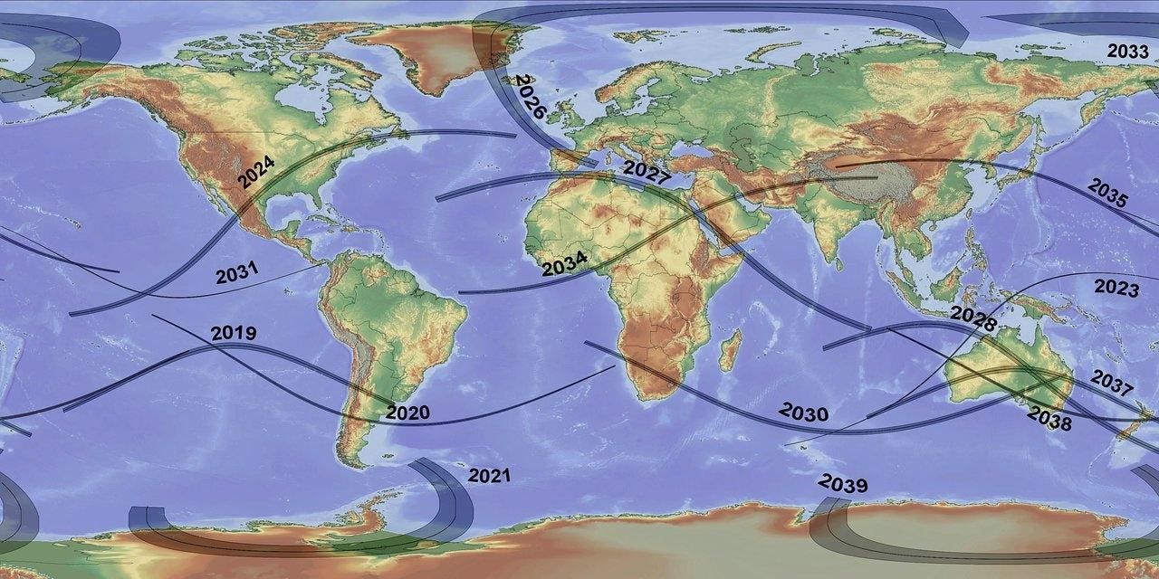 Which Countries Wait Longest For A Total Solar Eclipse?