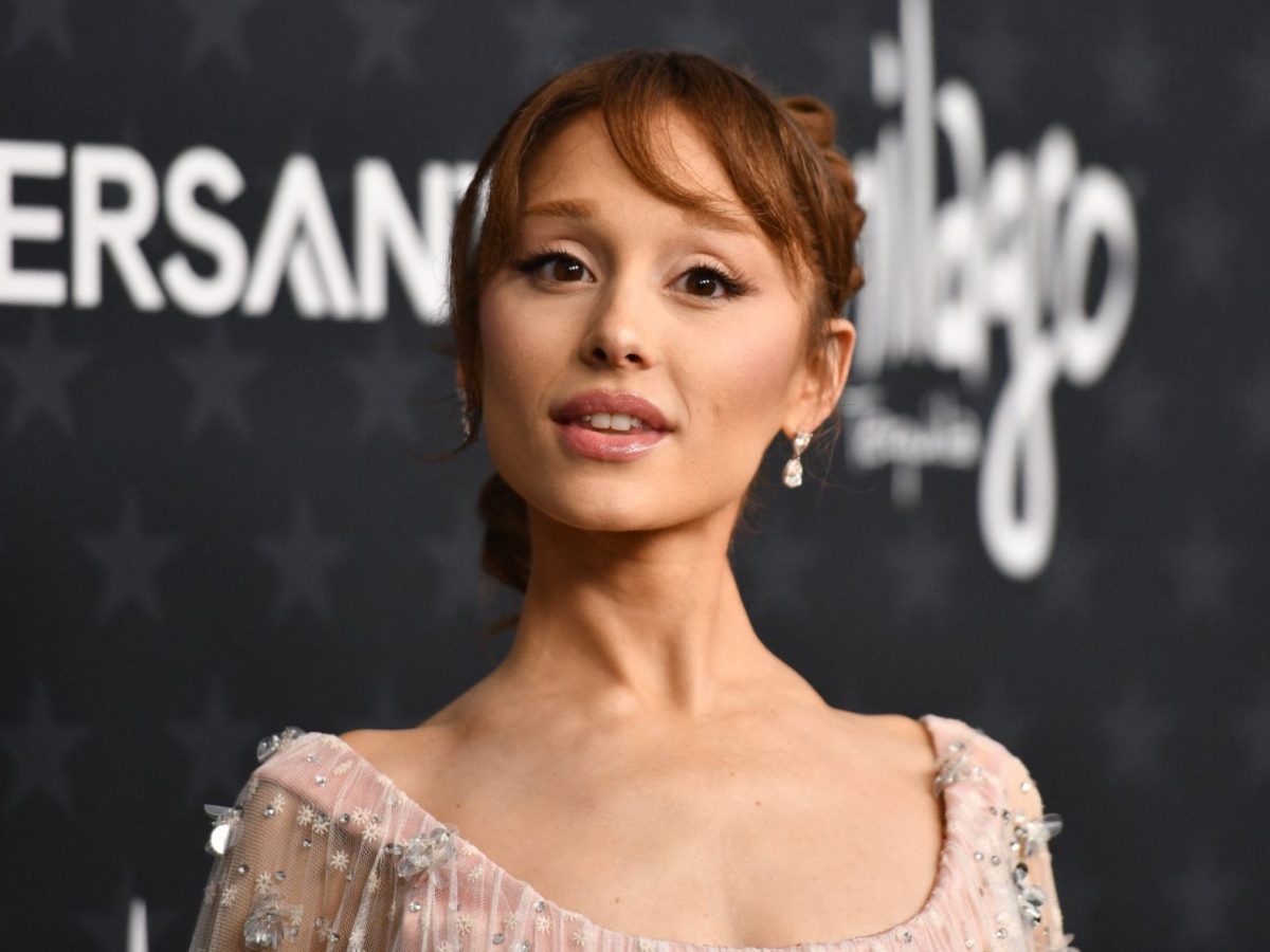 US singer actress Ariana Grande attends the 31st Annual Critics Choice Awards at Barker Hangar in Santa Monica, California, on January 4, 2026. (Photo by Chris DELMAS / AFP via Getty Images)