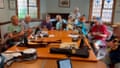 Saltburn over-60s ukulele perform rendition of I Love to Boogie – video