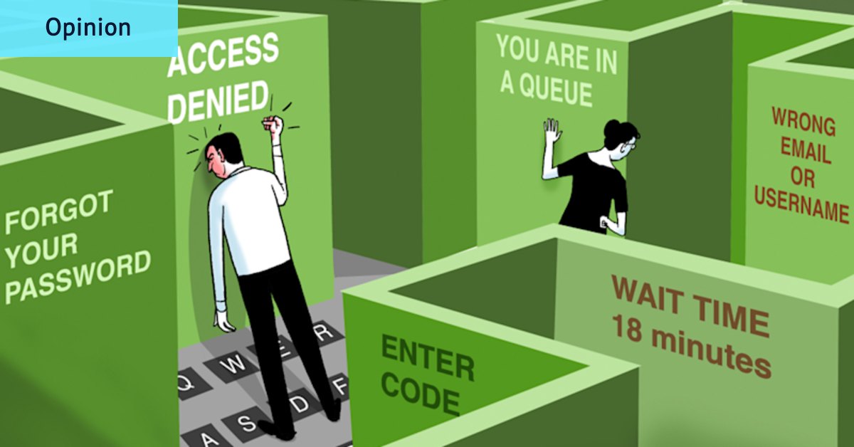 Forgot password? From food apps to help lines, tech is being used to frustrate us