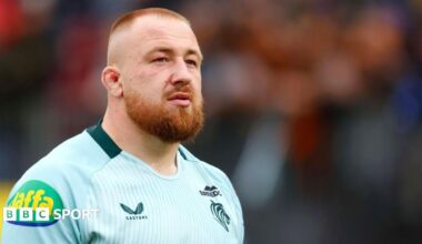Joe Heyes in action for Leicester Tigers