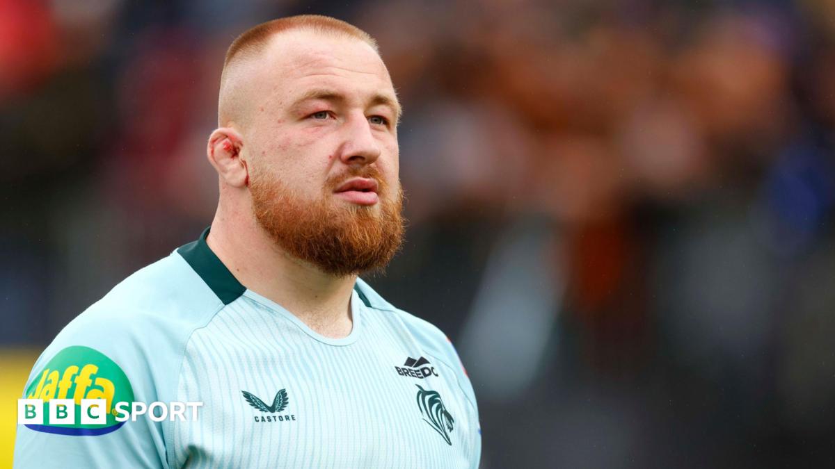 Joe Heyes in action for Leicester Tigers
