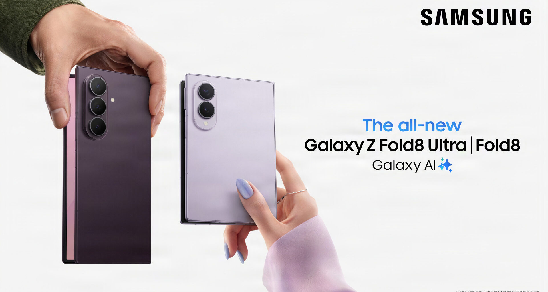 SAMSUNG GALAXY Z FOLD8, GALAXY Z FOLD8 ULTRA AND GALAXY Z FLIP8 AVAILABLE TO PRE-ORDER NOW ON EE’S AWARD WINNING NETWORK