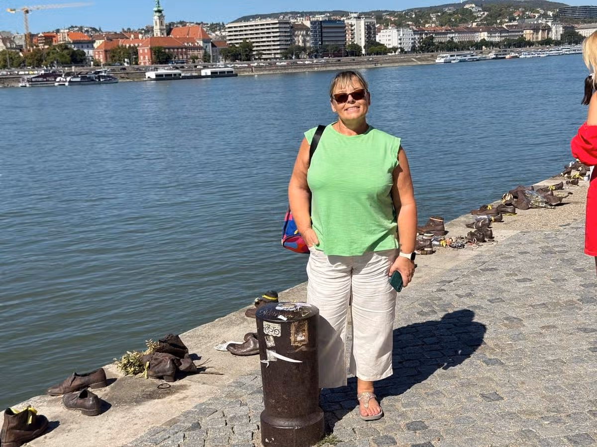 Nicola on holiday