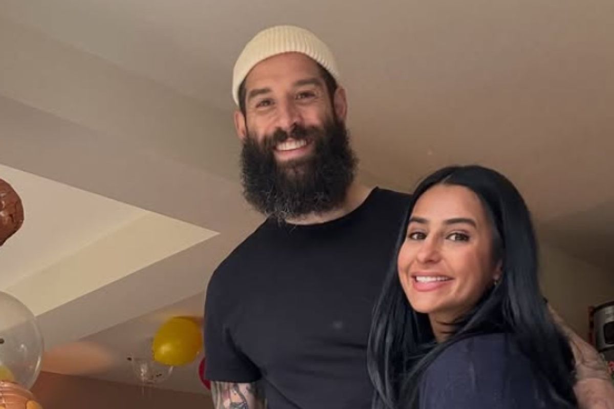 Coronation Street star Sair Khan with her partner, Nathan Chilton
