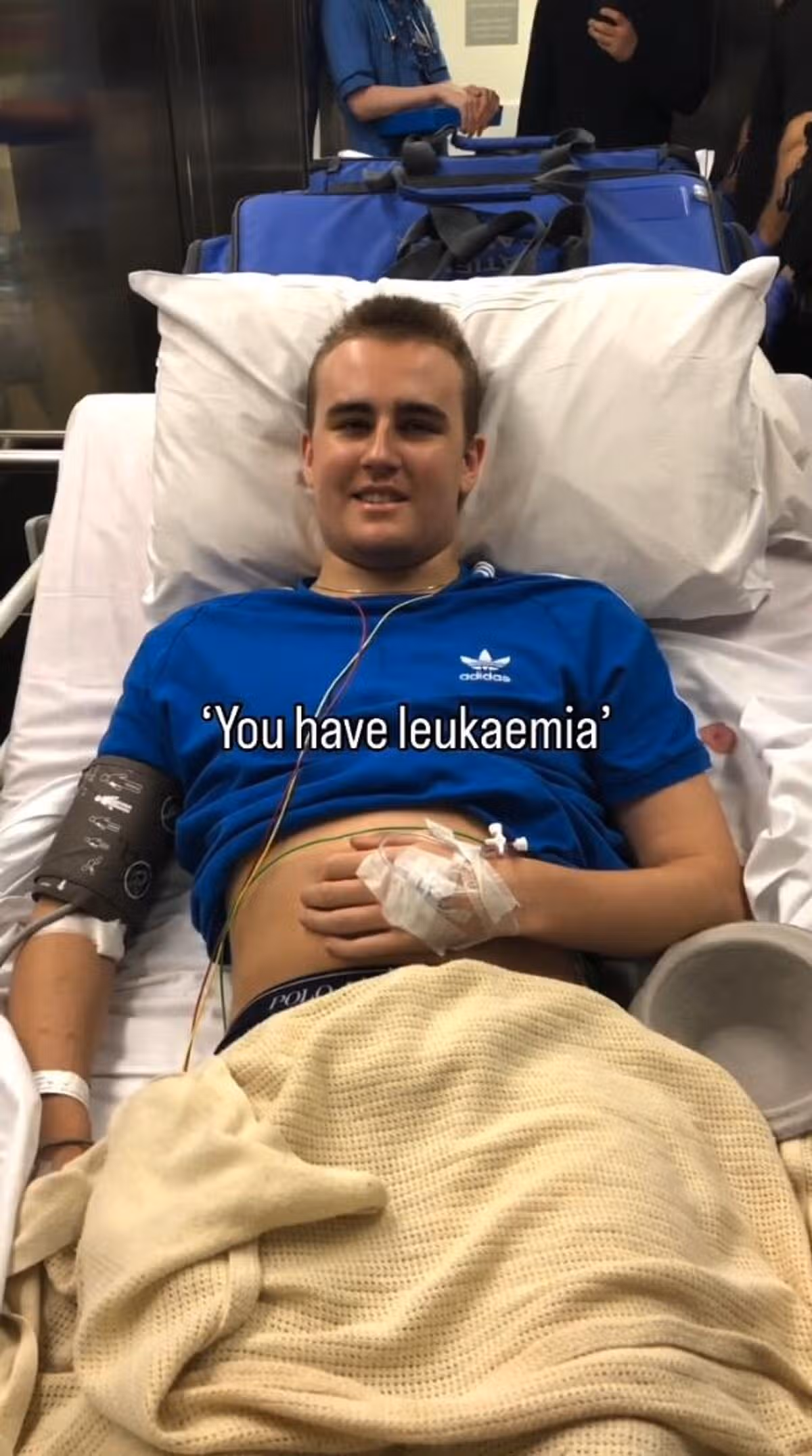 Thomas in hospital