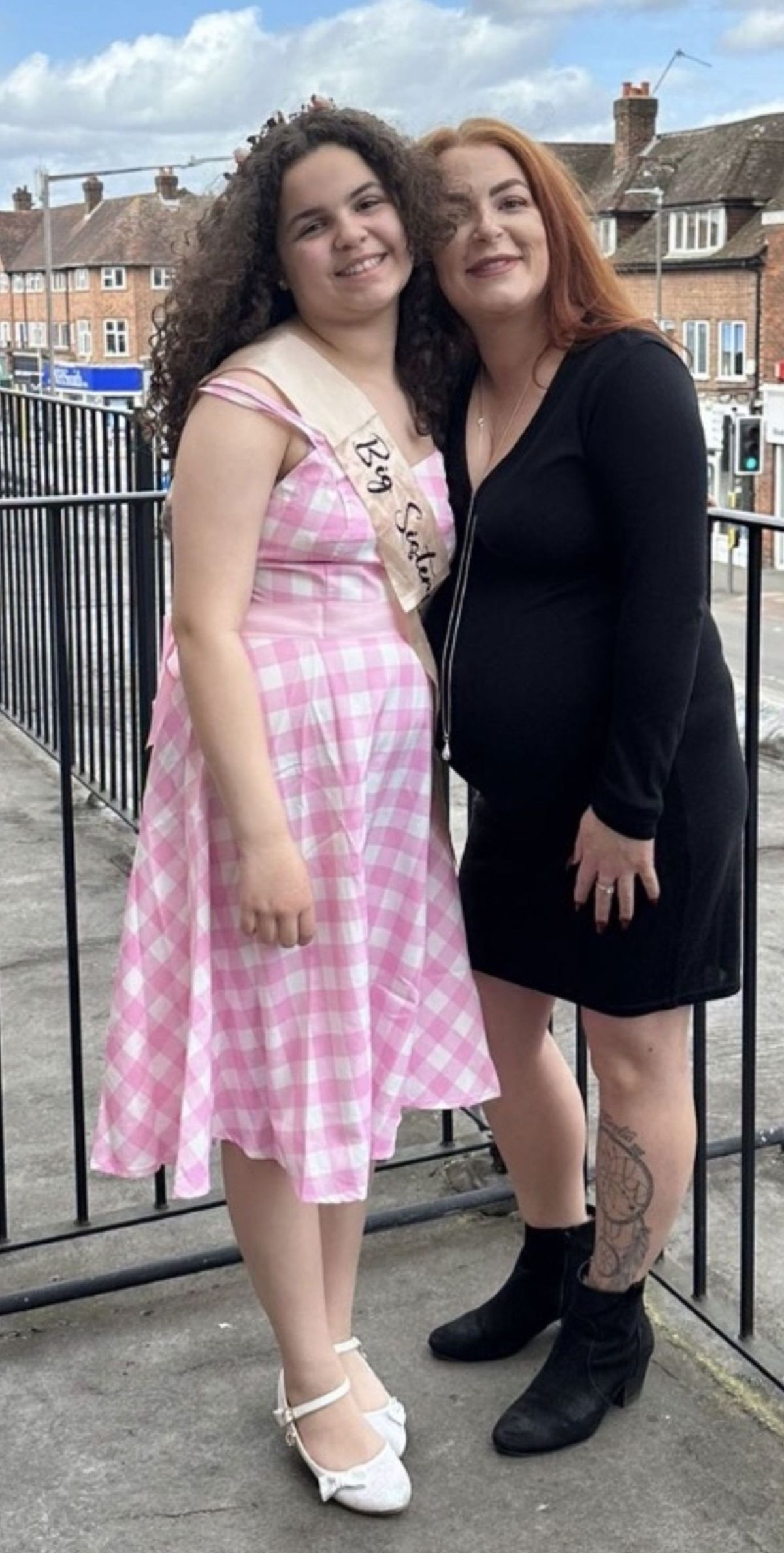 Tamelia and Cheryl standing together