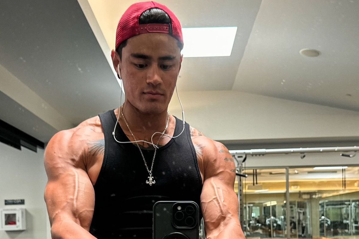 Brandon Banach at the gym (Kennedy News and Media)