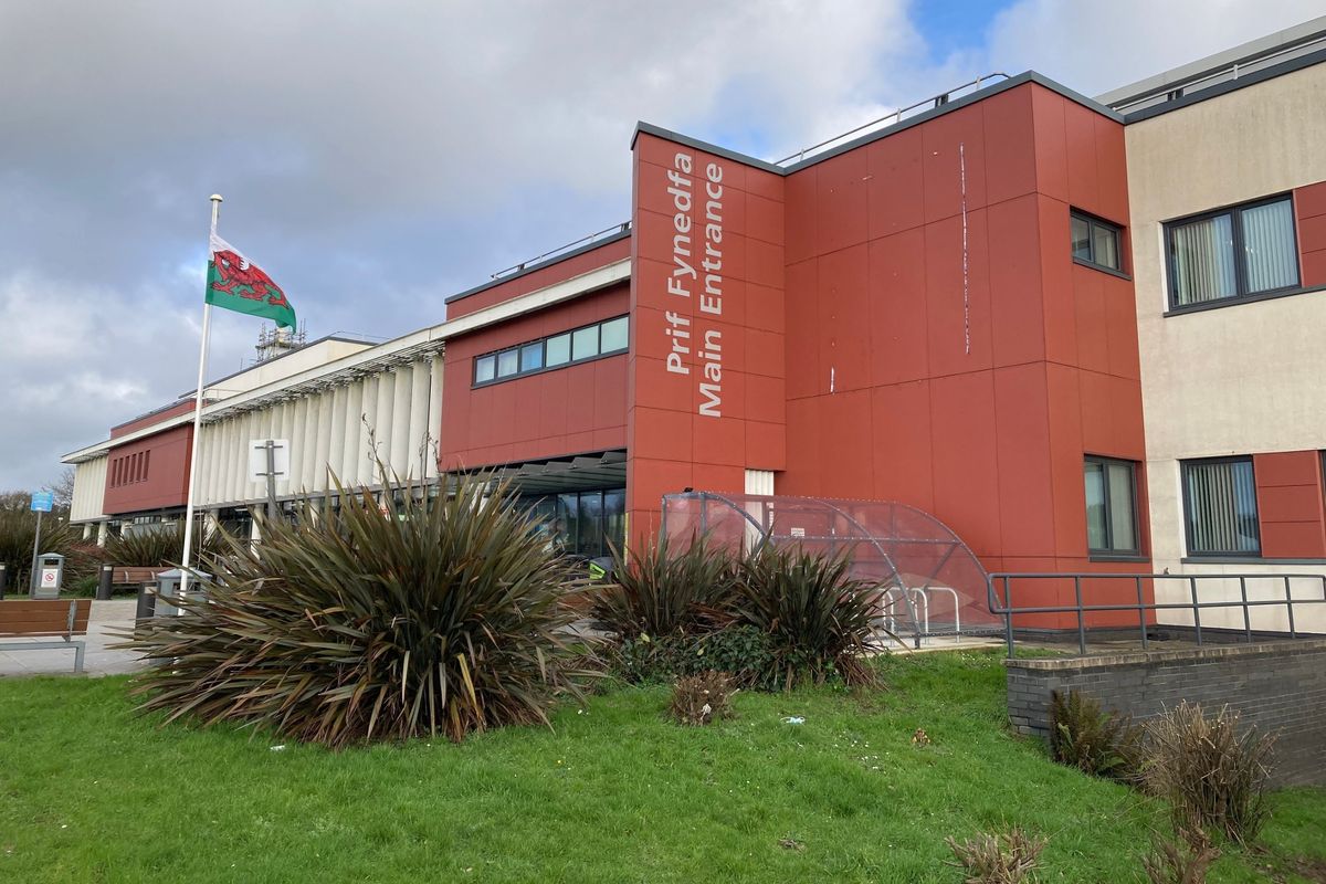 A general view of Morriston Hospital, Swansea