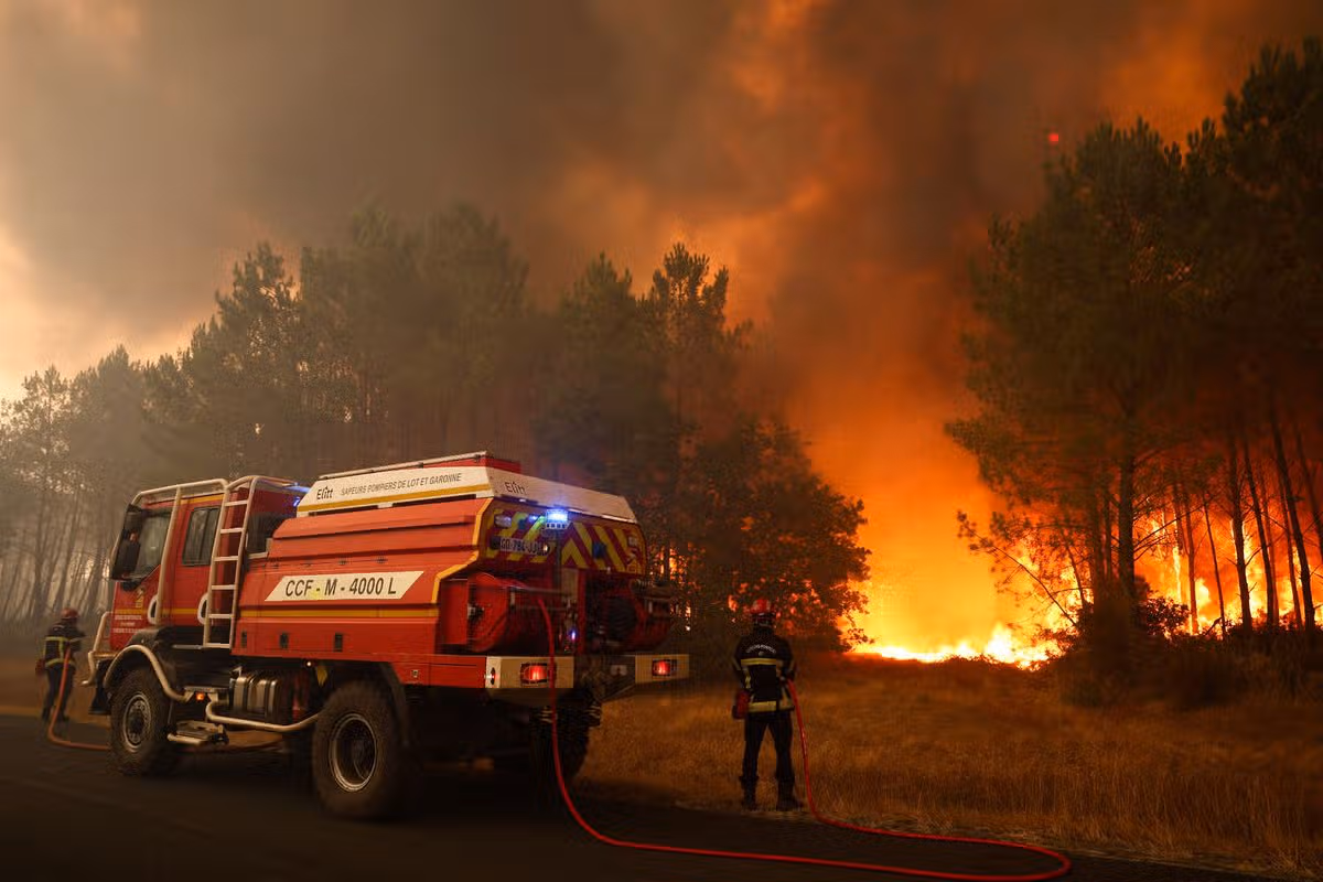 Firefighters in France
