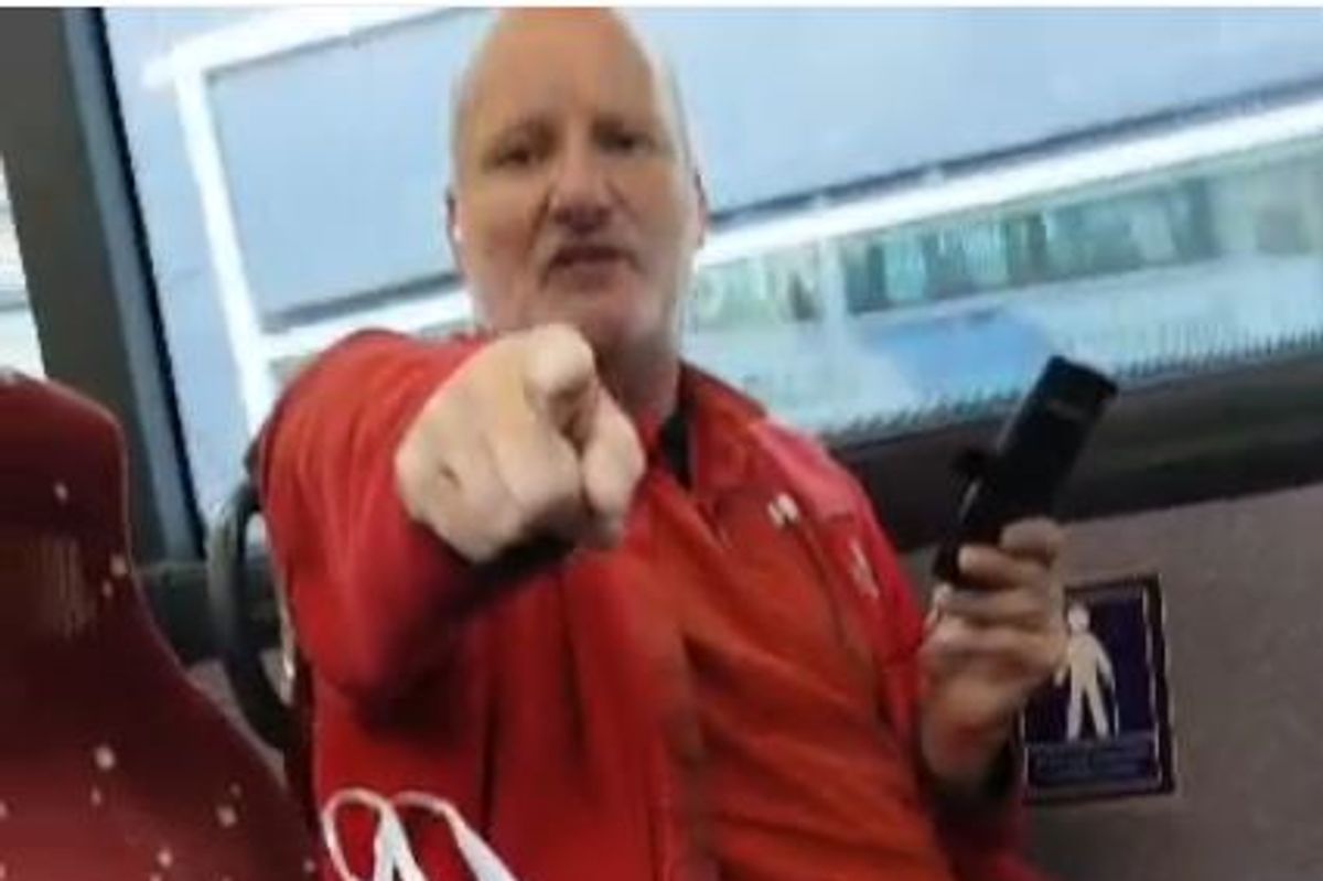 The man shouted at Jennifer
