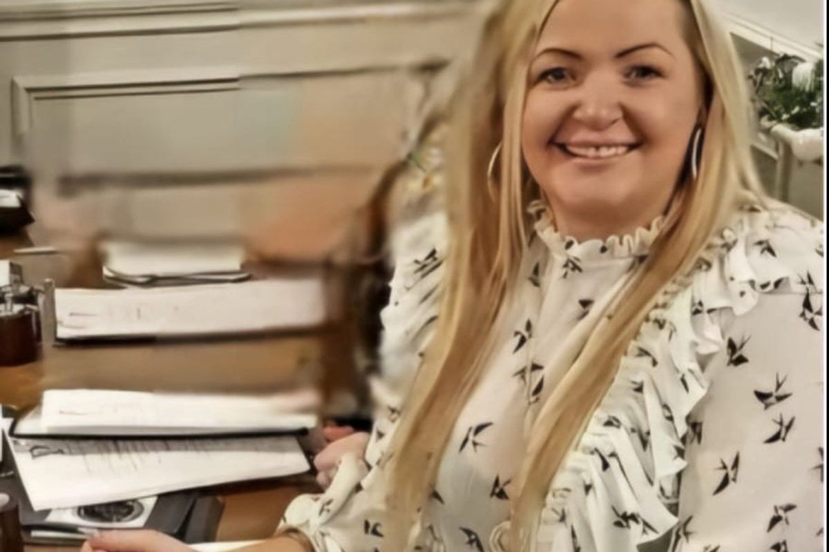 Lyndsey Kelly before her transformation