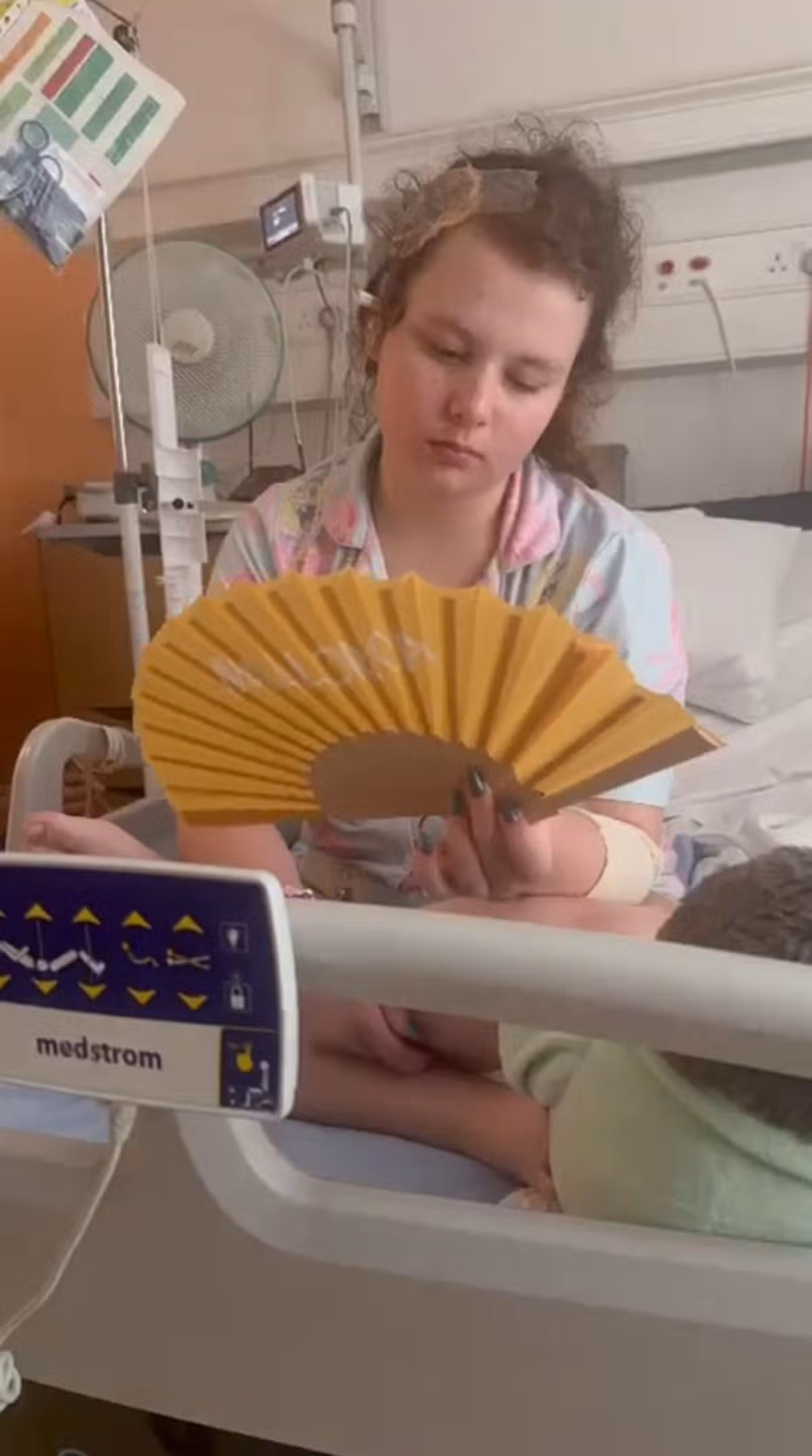 Annabell Robinson in hospital