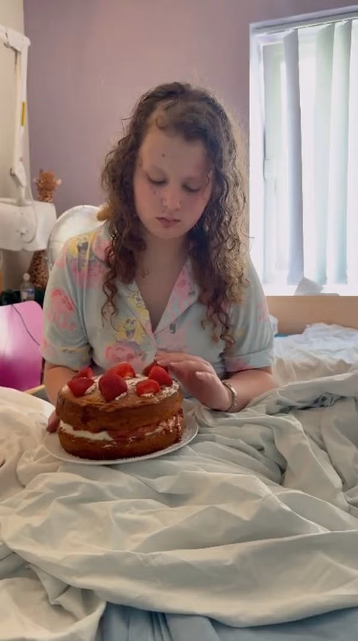 Annabell Robinson in hospital