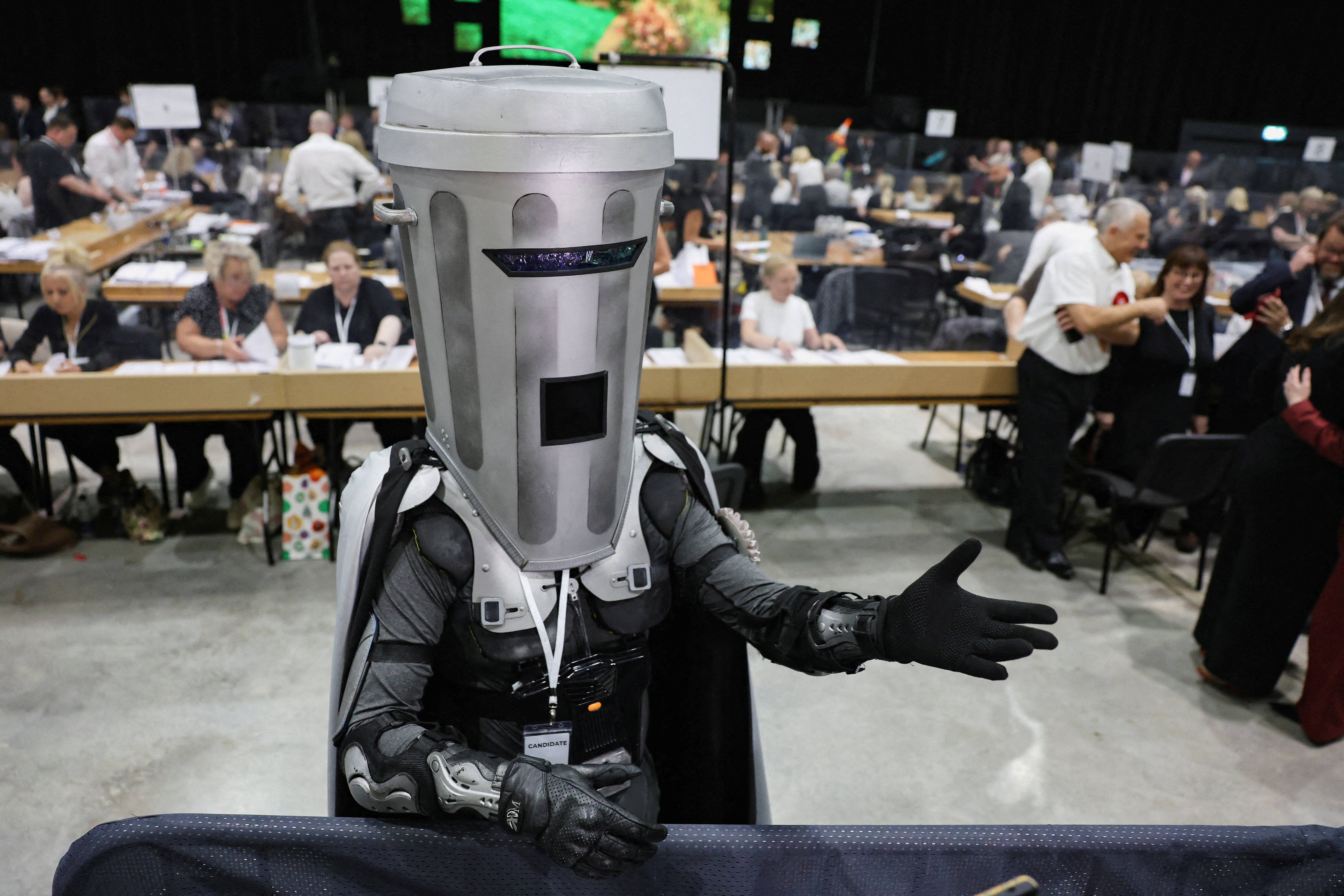 Count Binface won 95 votes in Makerfield last month