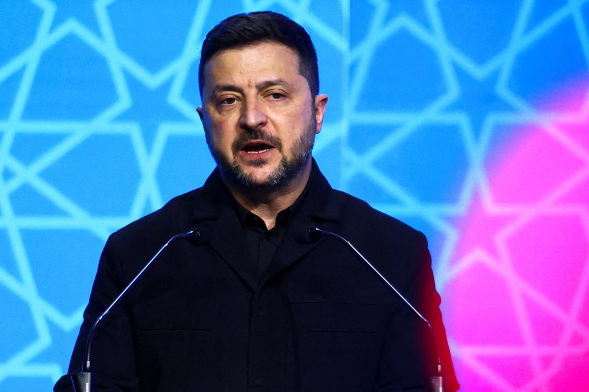 Ukraine-Russia war latest: Zelensky calls for air defences ‘today’ to stop Putin and says Kyiv belongs in Nato