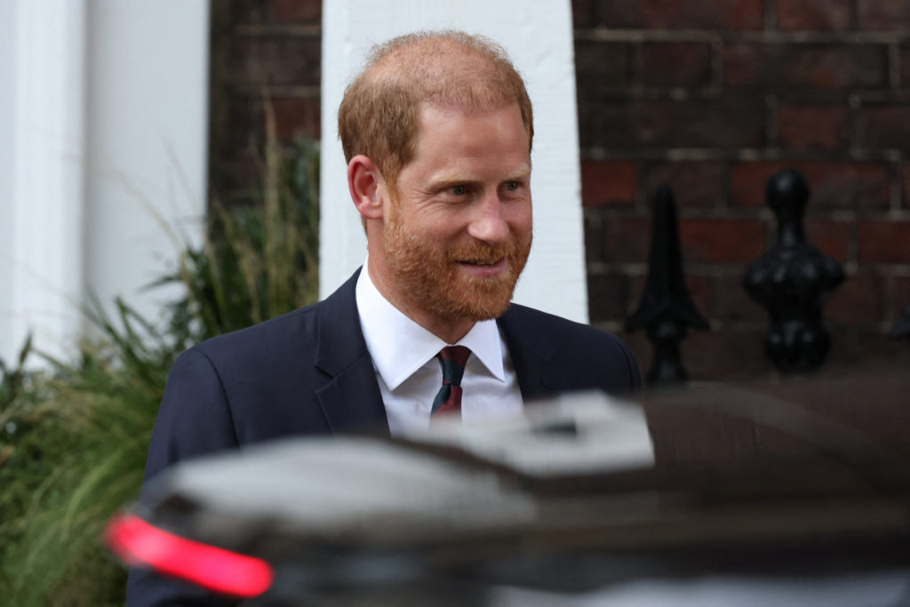 Britain's Prince Harry visits London