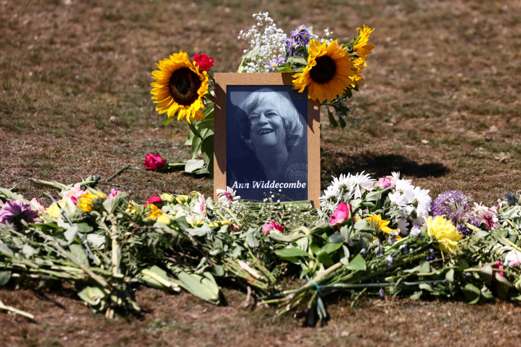 Police investigate the home of former government minister Ann Widdecombe, who was found dead in Haytor