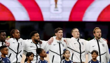 Argentina and England fans boo each other’s national anthems amid Falklands tensions