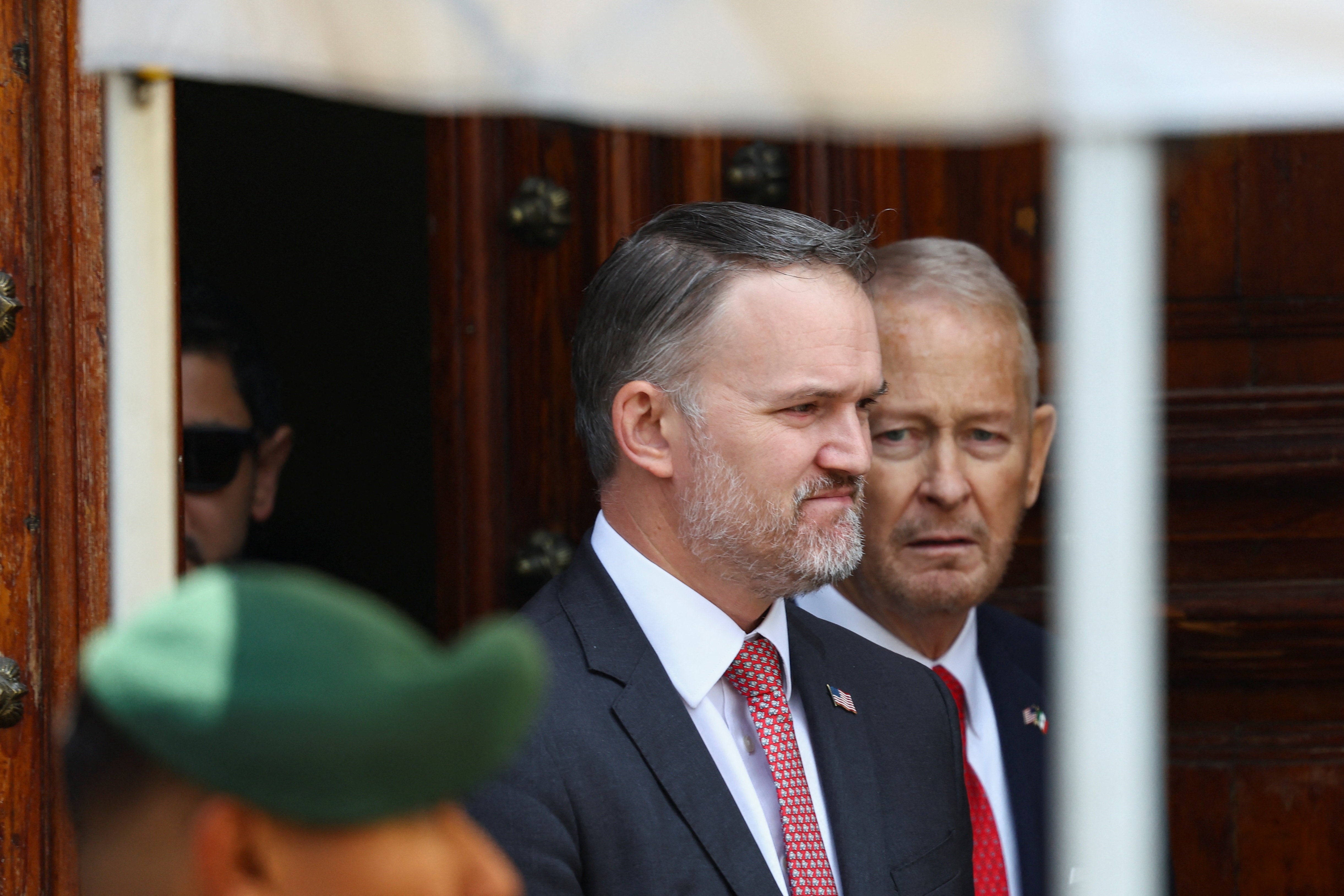 US trade representative Jamieson Greer pictured in Mexico on Thursday