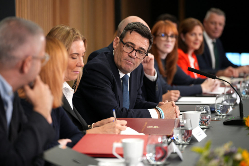 Britain's Prime Minister Andy Burnham Begins Work From No 10 North