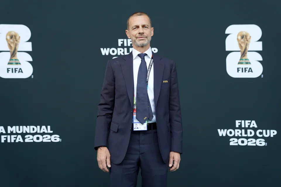 UEFA President Aleksander Ceferin arrives before the FIFA World Cup 2026 Group A match between Mexico and South Africa
