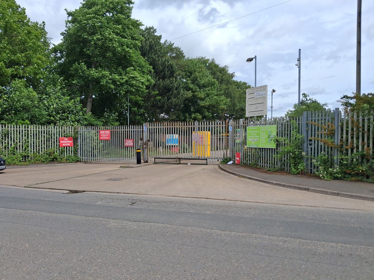 Lincoln's Household Waste Recycling Centre on Great Northern Terrace