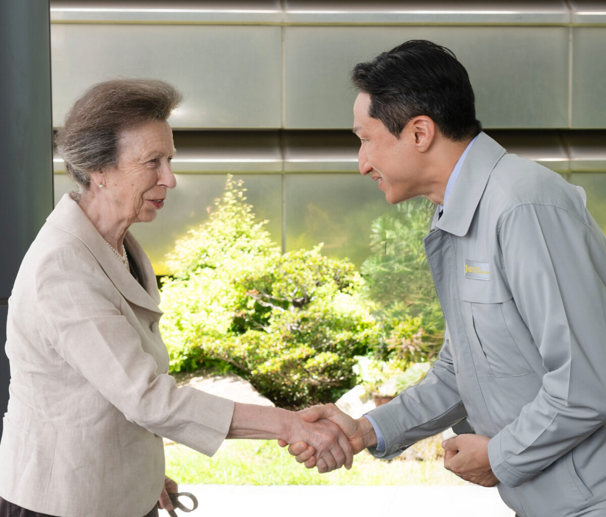 Princess Anne of the United Kingdom visits HD Hyundai Heavy Industries' Ulsan headquarters, meets HD Hyundai Chairman Kisun Chung