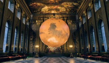 Mars sculpture to suspend from Parr Hall for Warrington Arts Festival