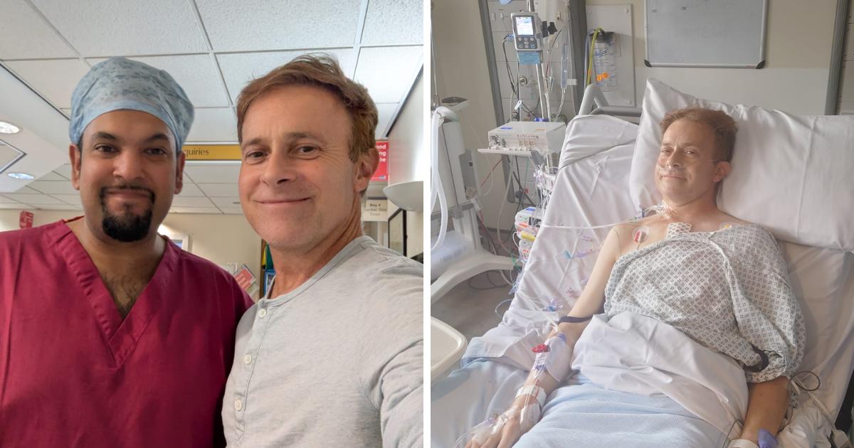 Brighton man praises doctors at Royal Sussex County Hospital