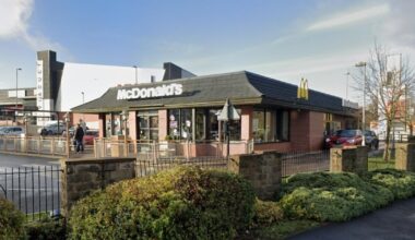 Police found man shadow boxing outside Accrington McDonald's