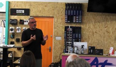Scottish cycling icon Brian Smith meets fans at packed event