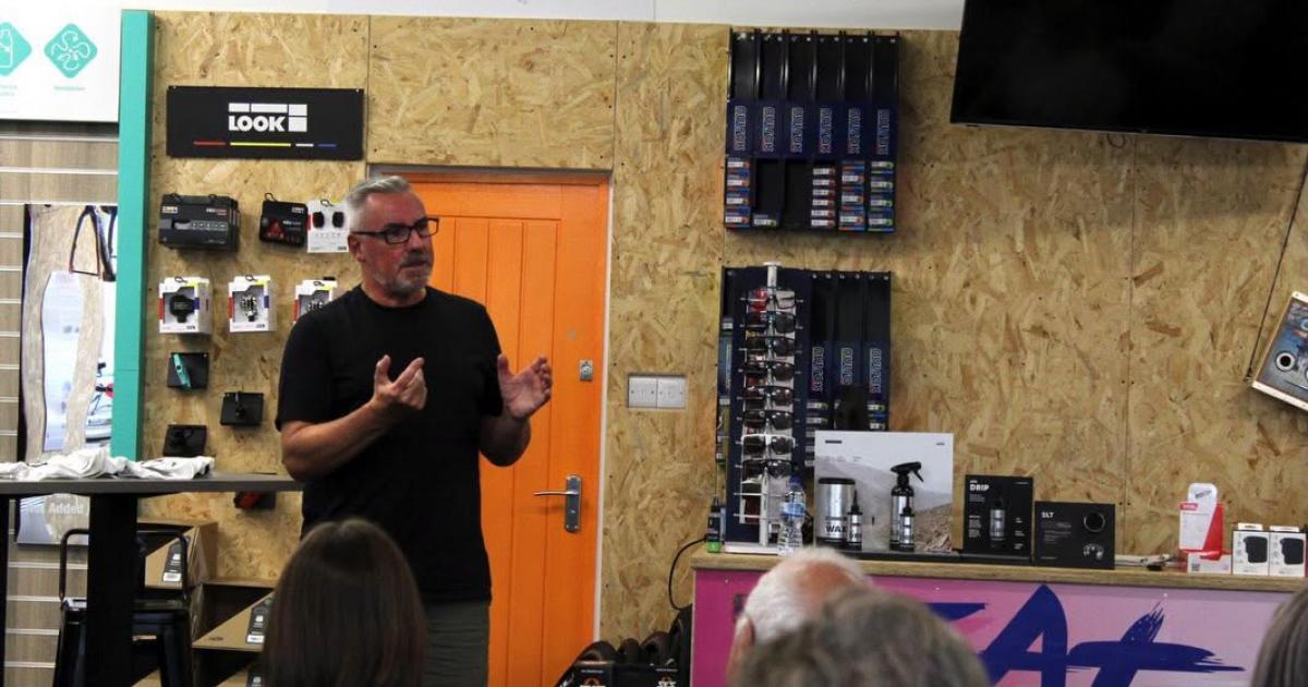 Scottish cycling icon Brian Smith meets fans at packed event