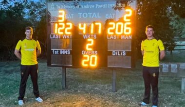 Guinness World Record attempt by Dumbleton Cricket Club