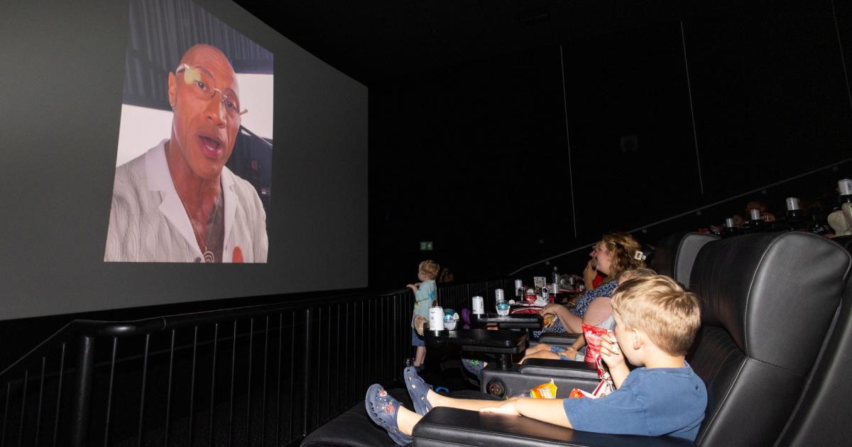 The Rock treats St Gregory pupils to private Moana screening