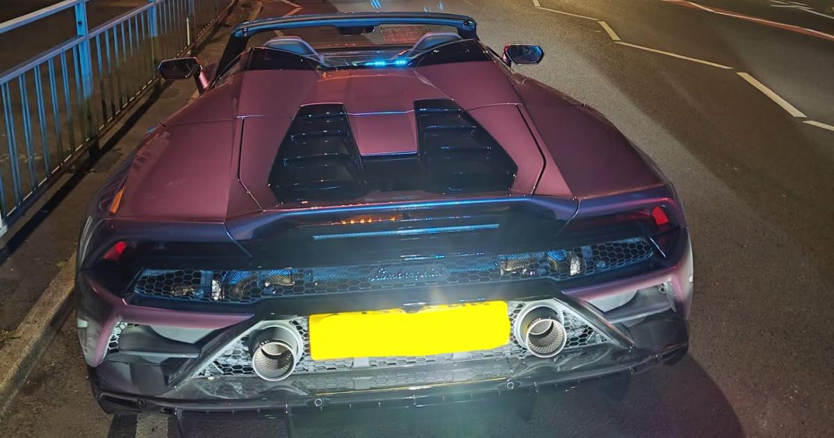Lamborghini seized after dangerous driving on St Helens Road
