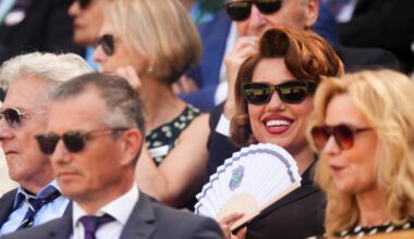 Celebrities including Raye spotted at Wimbledon final day