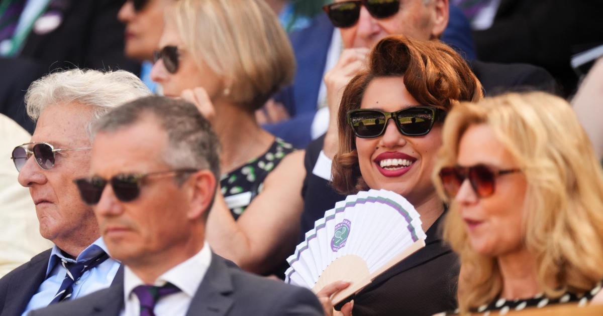 Celebrities including Raye spotted at Wimbledon final day