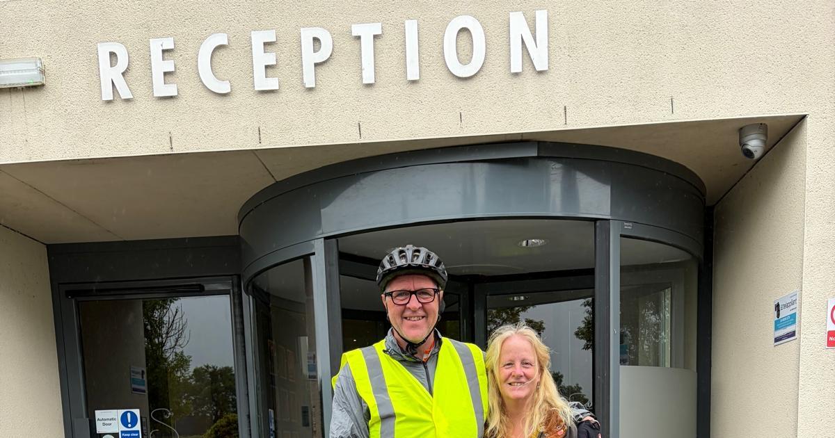 Norfolk man with leukaemia cycles UK coast on Chopper bike