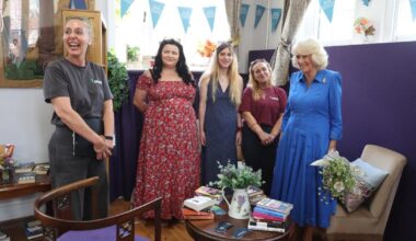 The Queen visits Emmaus Norfolk and Waveney in Ditchingham