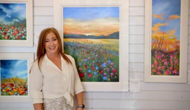 Nicola Young hosts exhibition in Medinell's shop in Gourock