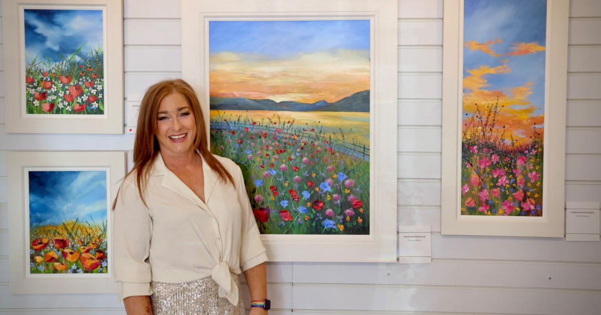 Nicola Young hosts exhibition in Medinell's shop in Gourock